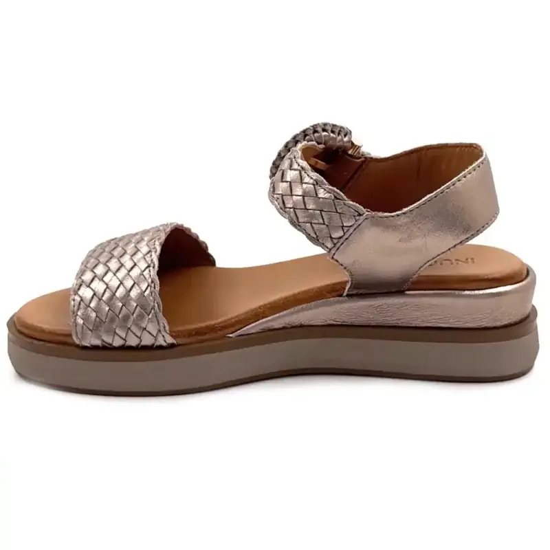 Inuovo 113031 Cuir Bronze Ivoire Chaussures