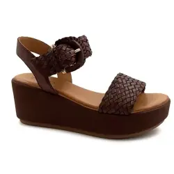 Inuovo Keilsandalen 123035 - Braunes Leder %price%