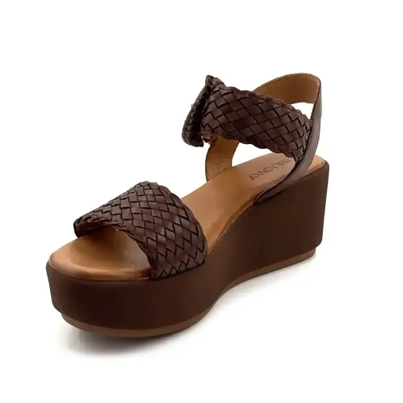 Inuovo 123035 Brunt skinn Ivoire Chaussures