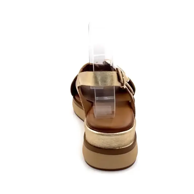 Inuovo 113138 Gold Leather Ivoire Chaussures