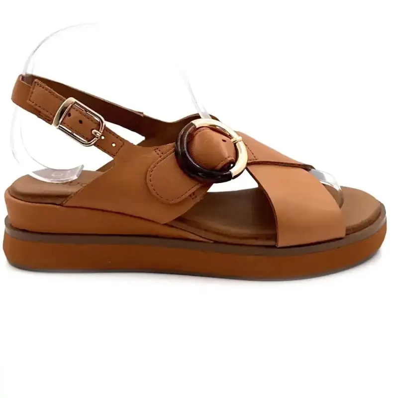 Sandales Compensé Inuovo 113138 Cuir Marron 109,00&nbsp;€