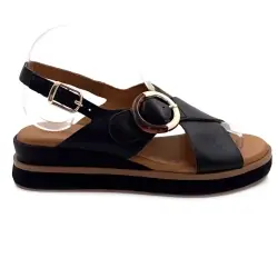 Inuovo 113138 Kilesandaler, Sort Læder %price%