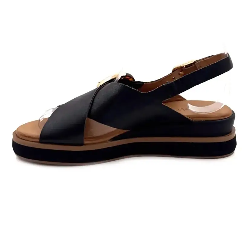 Inuovo 113138 Svart Läder Ivoire Chaussures