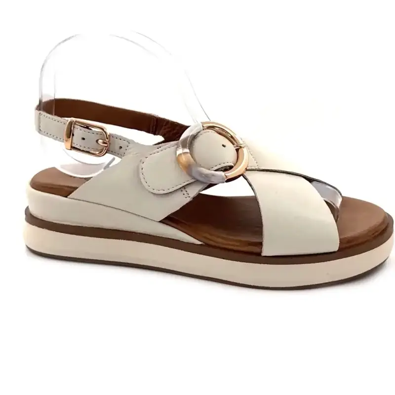 Inuovo 113138 Cuero color crema Ivoire Chaussures