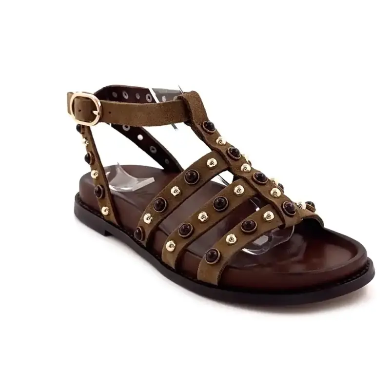 Inuovo D51002 Mocka Sigaro Ivoire Chaussures