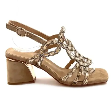 Sandálias de salto alto com strass bege Alma En Pena 3005 149,00&nbsp;€