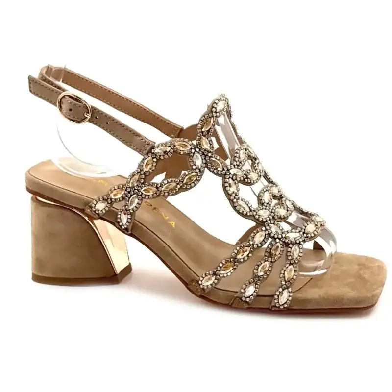 Alma En Pena 3005 Beige Strass Ivoire Chaussures
