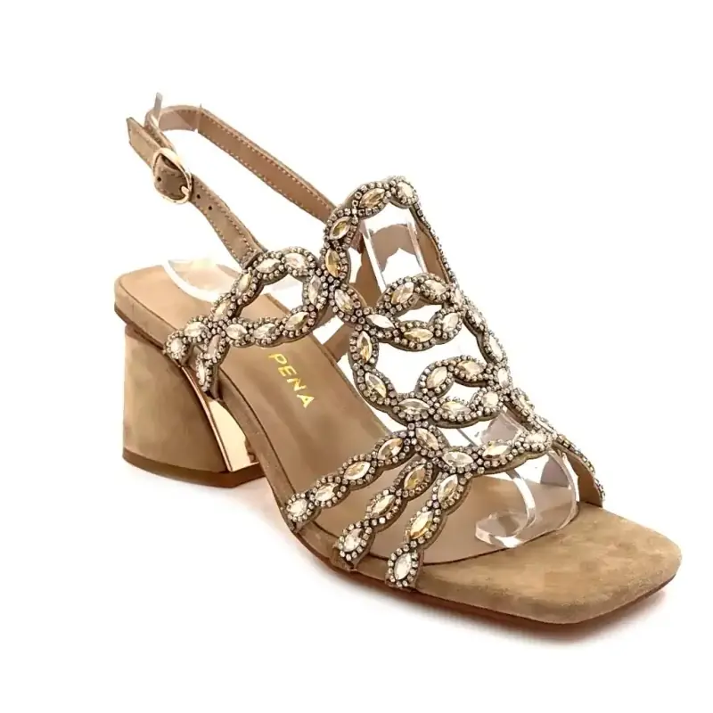 Alma En Pena 3005 Strass Bege Ivoire Chaussures