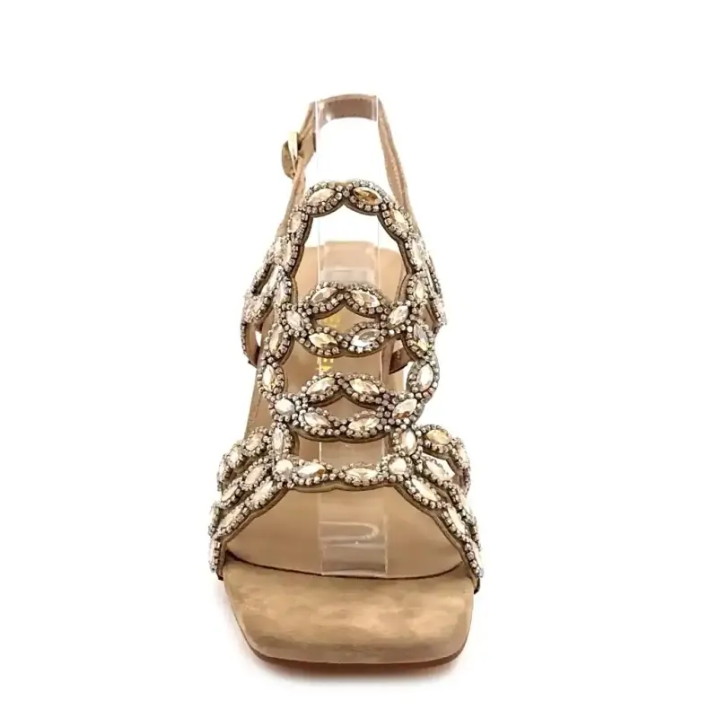 Alma En Pena 3005 Strass Beige Ivoire Chaussures