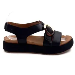 Sandales Plateforme Inuovo A96067 Cuir Noir %price%