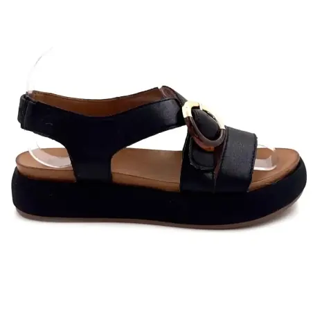 Sandale cu platformă Inuovo A96067, piele neagră 109,00&nbsp;€