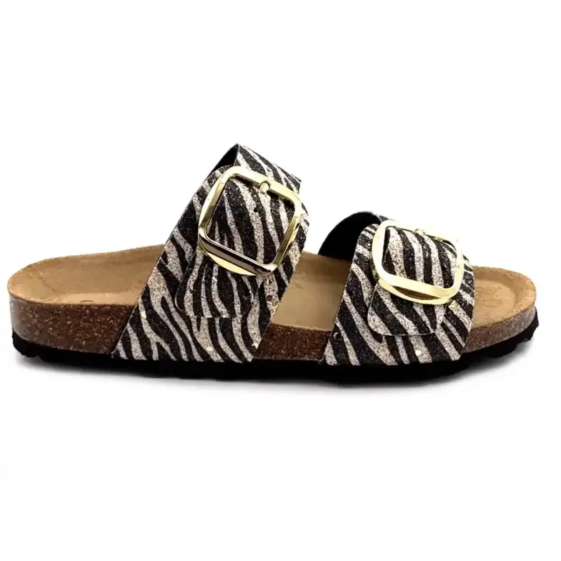 Mules Plagettes Ivoire 15-71-9822-001 Glitter Zèbre 79,00&nbsp;€