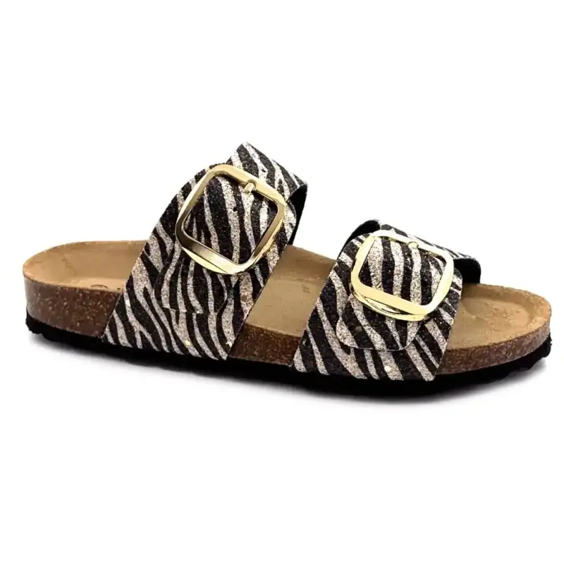 Ivoire 15-71-9822-001 Zebra com Glitter Ivoire Chaussures
