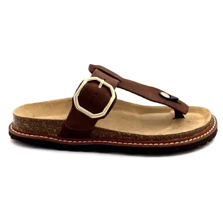 Ivoire Plagettes Flip-Flops 15-71-16023-406 Brown Suede €79.00
