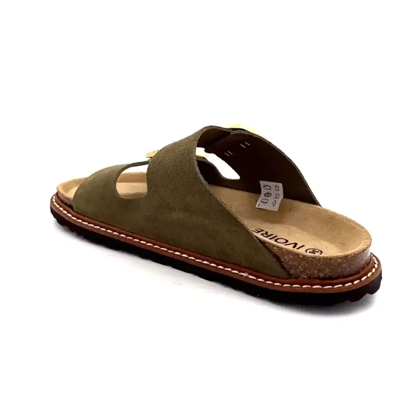 Ivoire 15-71-16170 Khaki Skóra Ivoire Chaussures