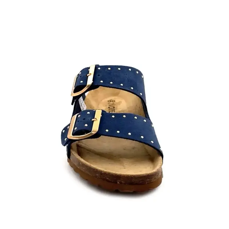 Ivoire 15-71-13843- Blå semsket skinn Ivoire Chaussures