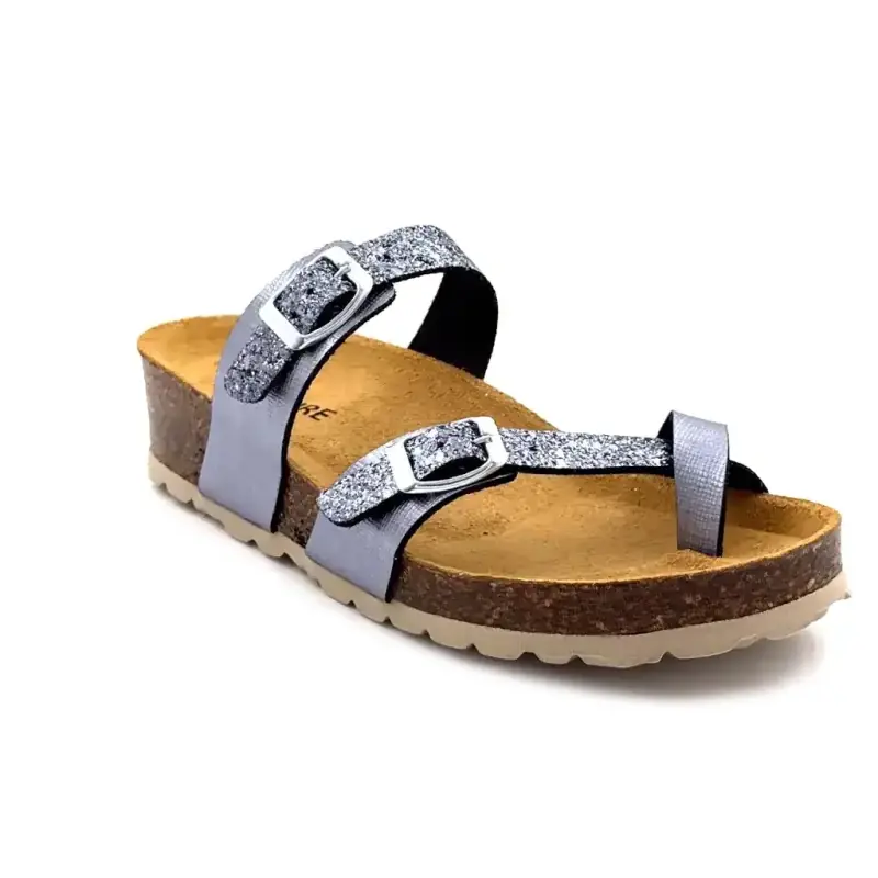 Ivoire 15-68-10506 Brokatowy niebieski Ivoire Chaussures