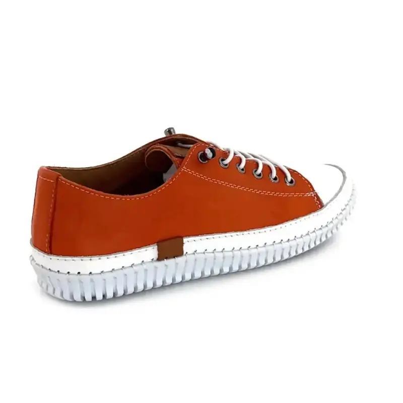 Ivoire 032 162-1 Πορτοκαλί Δέρμα Ivoire Chaussures