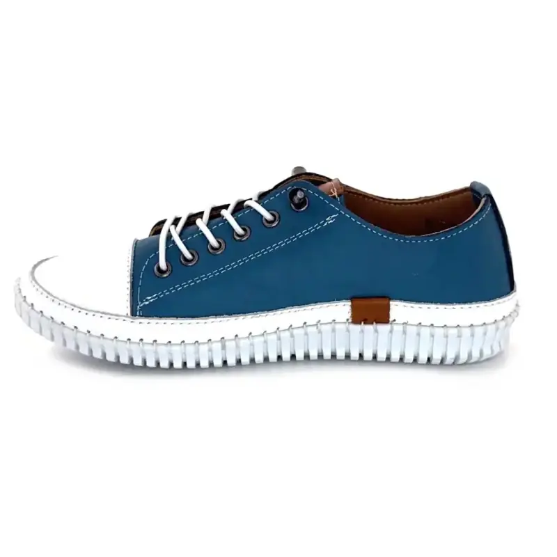 Ivoire 032 162-1 Blått skinn Ivoire Chaussures