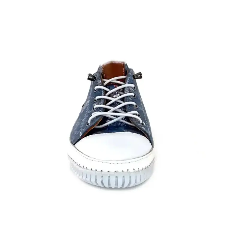 Ivoire 032 162-1 Pelle blu e bianca Ivoire Chaussures