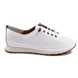 Sneakers leggere Ivoire 032 9725 in pelle bianca %price%