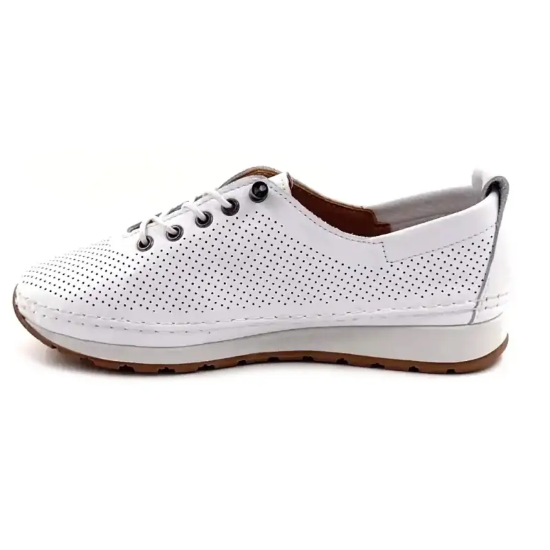 Ivoire 032 9725 Λευκό Δέρμα Ivoire Chaussures