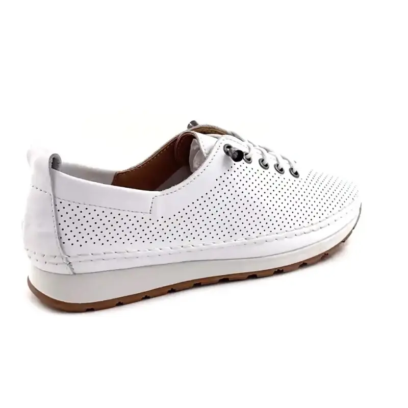 Ivoire 032 9725 Couro Branco Ivoire Chaussures