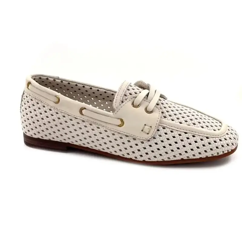 Ivoire PNG 36 Perforált bőr krémszínű Ivoire Chaussures