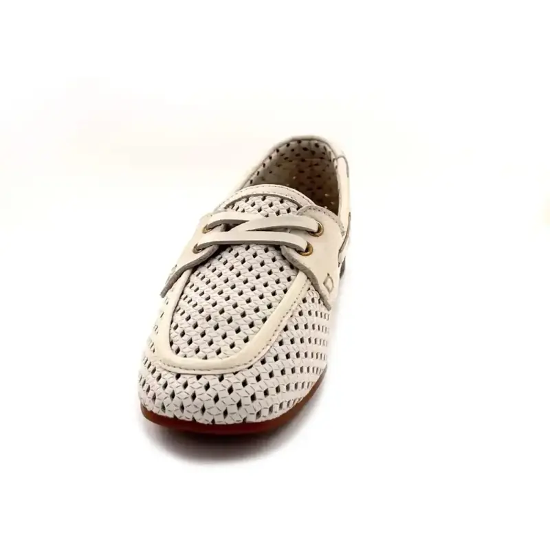 Ivoire PNG 36 Perforerat Läder Krämfärgat Ivoire Chaussures