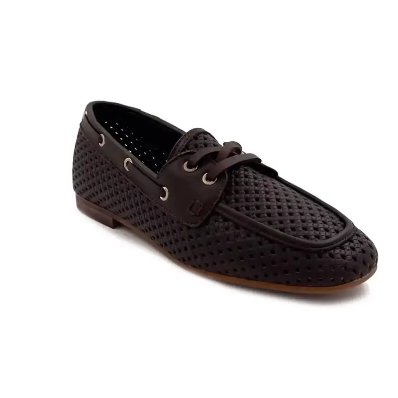 Ivoire Png 36 Cuir Perforé Marron Ivoire Chaussures