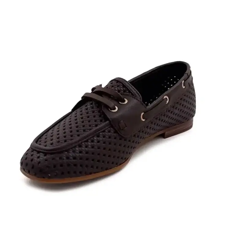 Ivoire PNG 36 Perforert brunt skinn Ivoire Chaussures