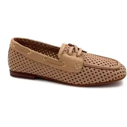 Mocasines Ivoire Png 36 Piel beige perforada %price%