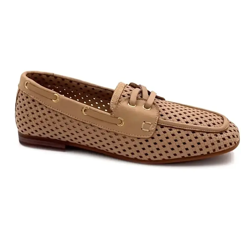 Ivoire Png 36 Διάτρητο Δερμάτινο Καπουτσίνο Ivoire Chaussures