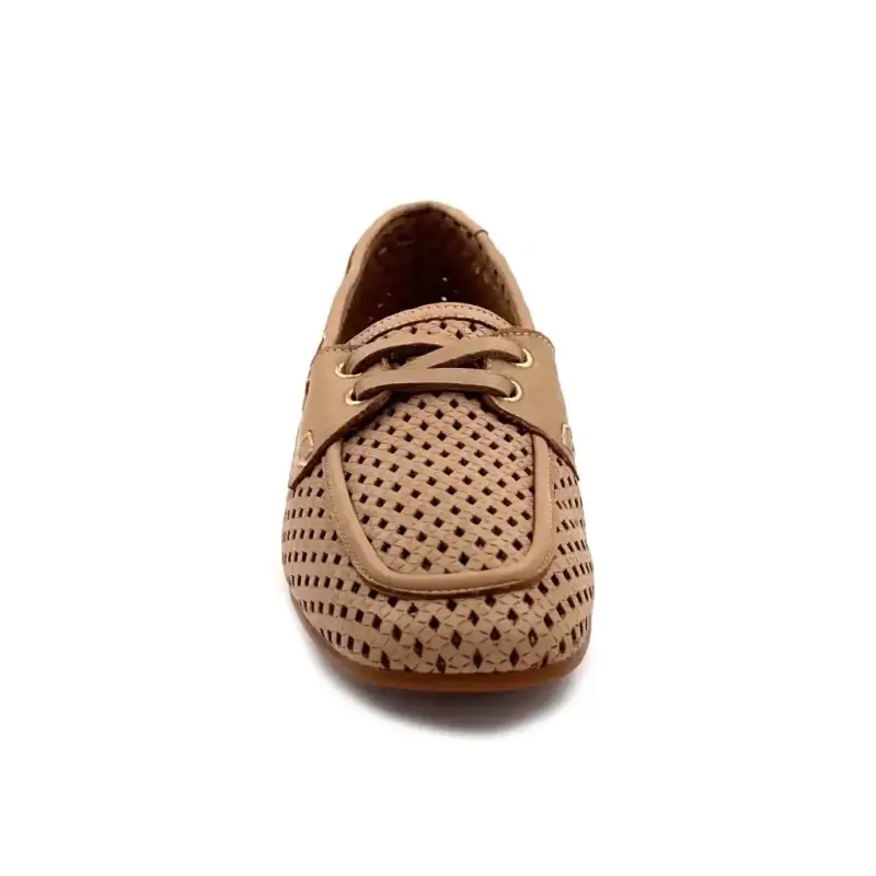 Ivoire Png 36 Cuir Perforé Capuccino Ivoire Chaussures