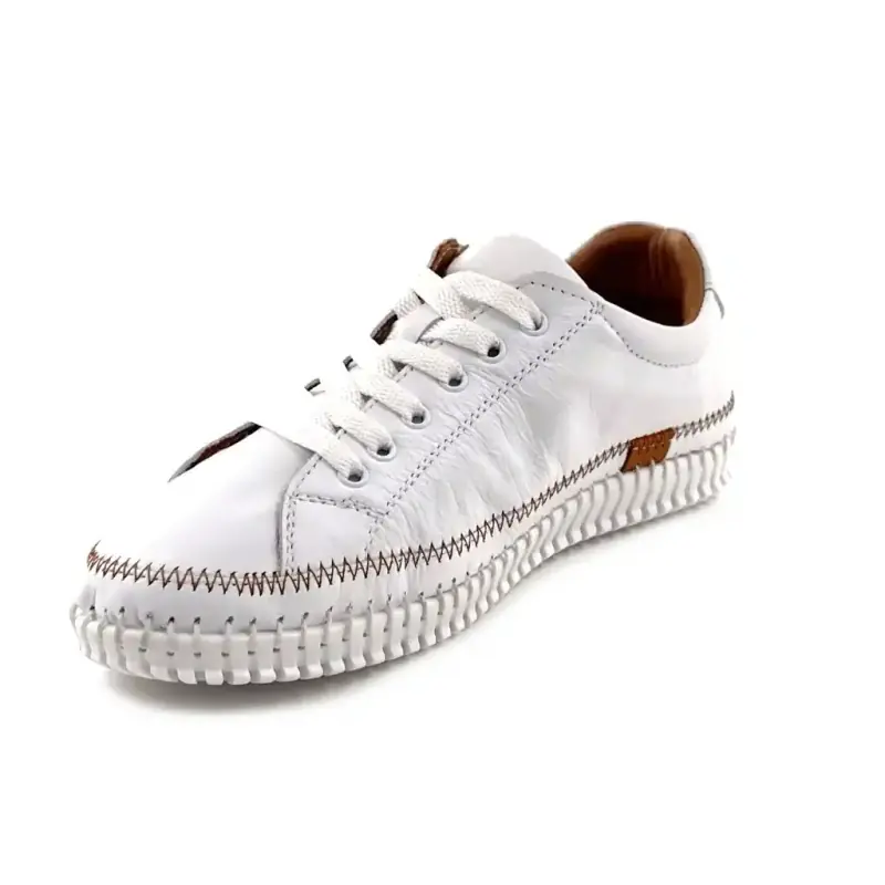 Ivoire 139 412 Wit leer Ivoire Chaussures
