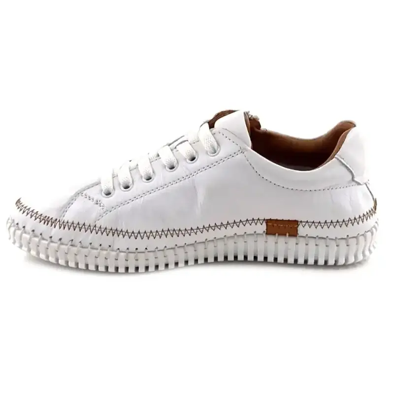 Ivoire 139 412 Couro Branco Ivoire Chaussures