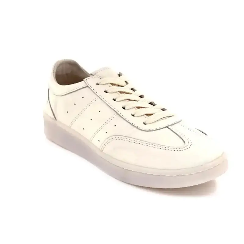 Ivoire 500 1856 Cream Leather Ivoire Chaussures