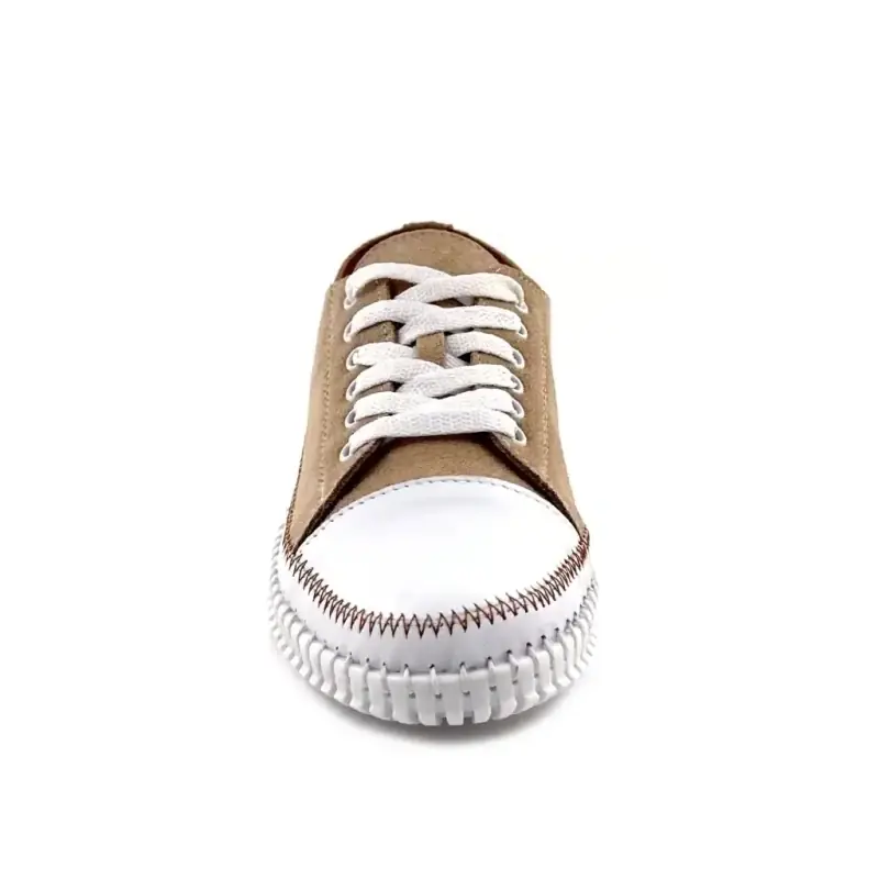 Ivoire 139 409-1 Piele și piele întoarsă bej Ivoire Chaussures