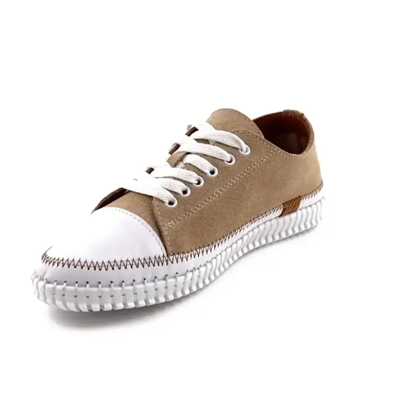 Ivoire 139 409-1 Leer & Suède Beige Ivoire Chaussures
