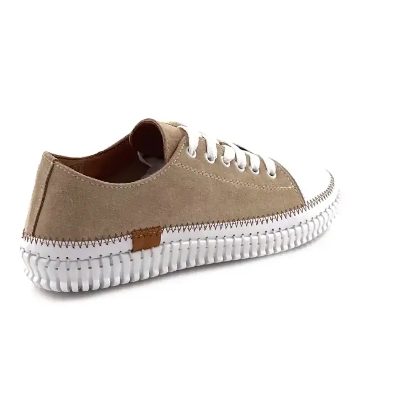 Ivoire 139 409-1 Leer & Suède Beige Ivoire Chaussures