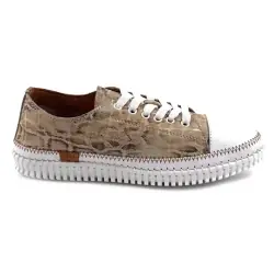 Weiche und leichte Ivoire Sneaker 139 409-1 Leder mit Reptilienmuster %price%