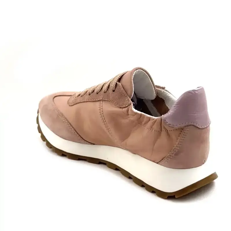 Ivoire Ss26-11 Mocka & Rosa Läder Ivoire Chaussures