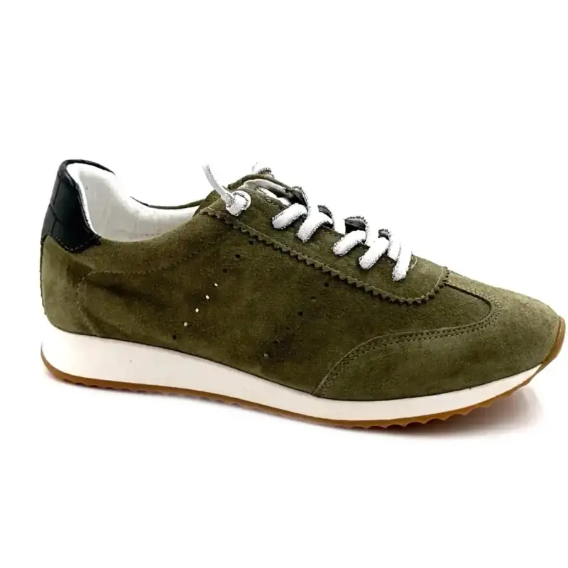 Ivoire Ss26-51 Daim Kaki Ivoire Chaussures