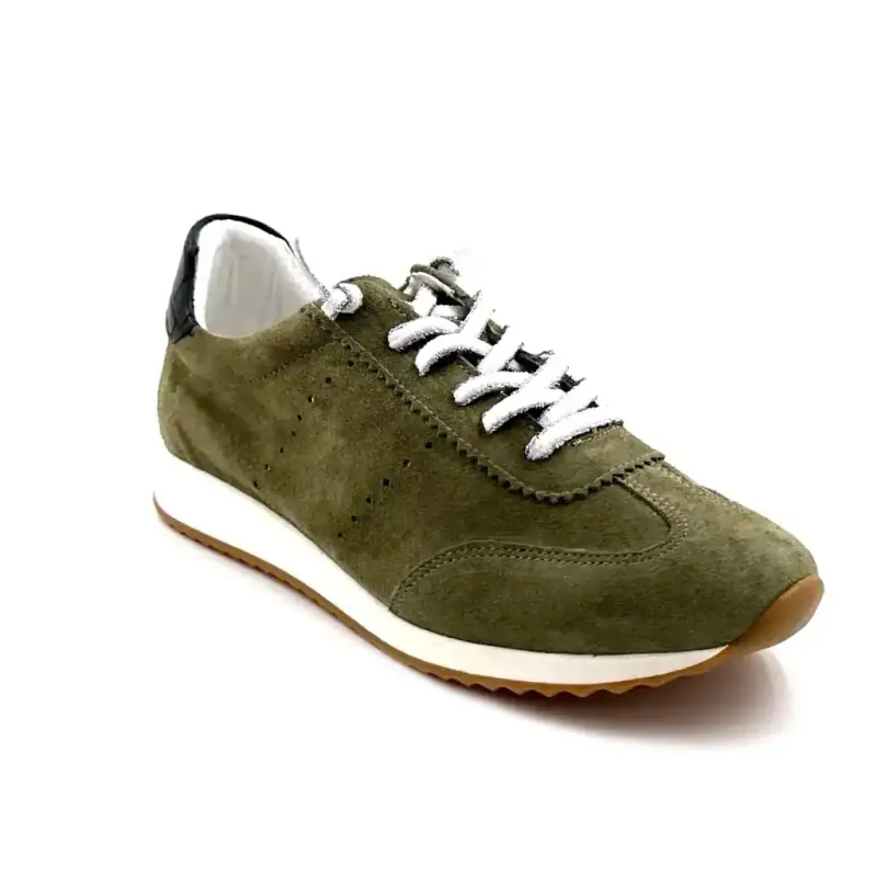 Ivoire SS26-51 Suede Khaki Ivoire Chaussures