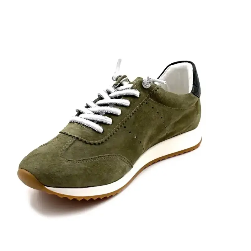 Ivoire SS26-51 Velúr Khaki Ivoire Chaussures