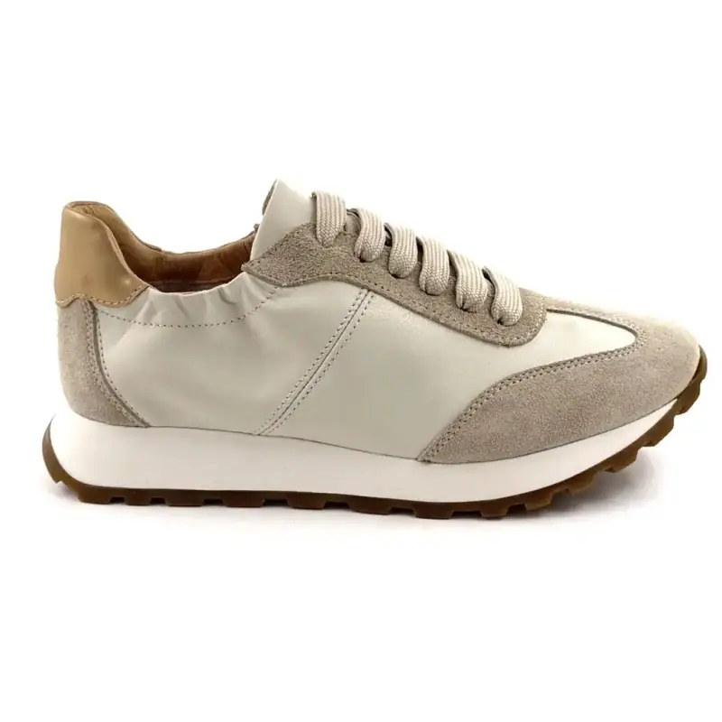 Ivoire Laufschuhe SS26-11 Beige Leder & Beige Wildleder 129,00&nbsp;€
