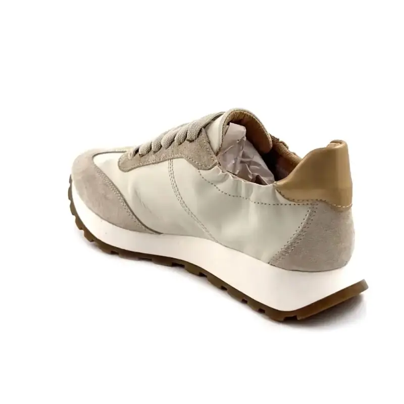 Ivoire Ss26-11 Beige Leather & Beige Suede Ivoire Chaussures