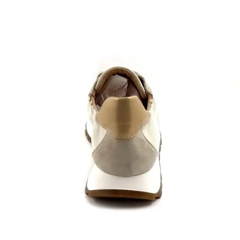 Ivoire Ss26-11 Cuir Beige & Daim Beige Ivoire Chaussures