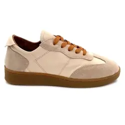 Ivoire sneaker 500-1883 Leer & Beige Suède %price%