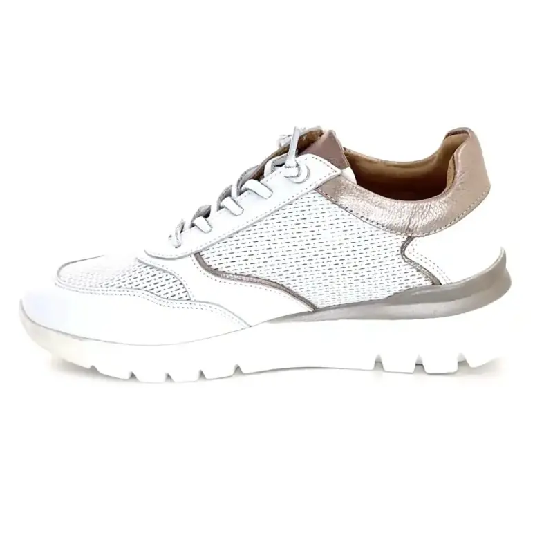 Ivoire bianca e oro avorio SS26-37 Ivoire Chaussures